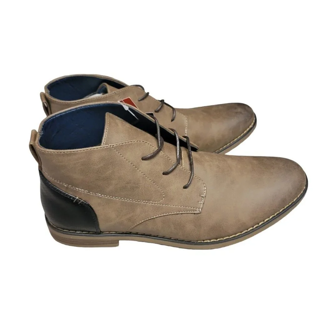 DEER Stags Mark Dress Comfort Lace-up Boots. Size 9. New In Box
